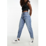 ASOS DESIGN Hourglass high rise relaxed mom jeans
