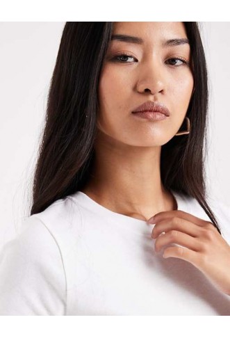 Hollister short sleeve baby tee in white