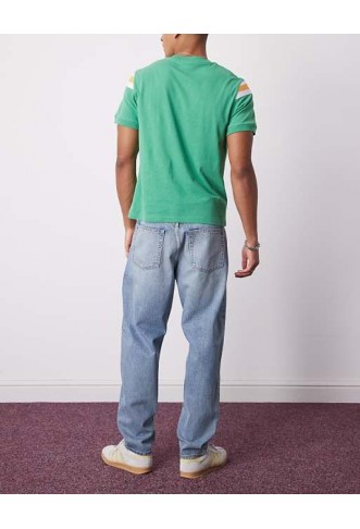 Weekday Ray relaxed fit tapered jeans in blue