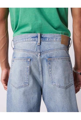 Weekday Ray relaxed fit tapered jeans in blue