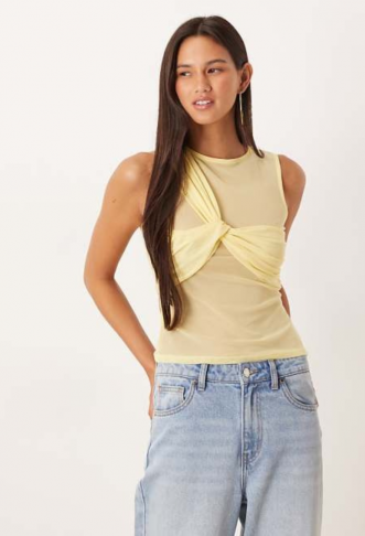 ASOS DESIGN sheer mesh...