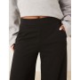 JDY high wasted wide leg trouser in black