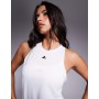 adidas Training D4T vest top in white