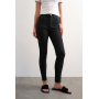 Topshop Jamie skinny high rise jean in black