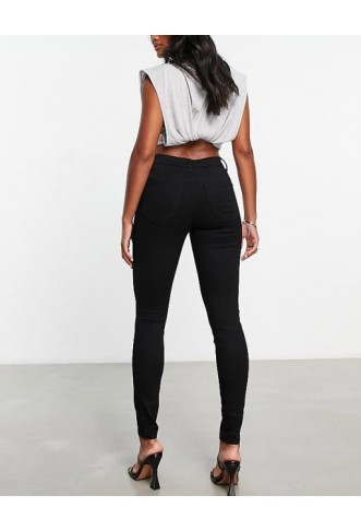 ASOS DESIGN skinny jeans in clean black