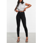 ASOS DESIGN skinny jeans in clean black