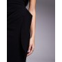 Vesper bengaline bandeau drape front detail maxi dress