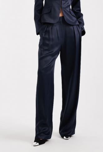 ASOS DESIGN tailored satin...