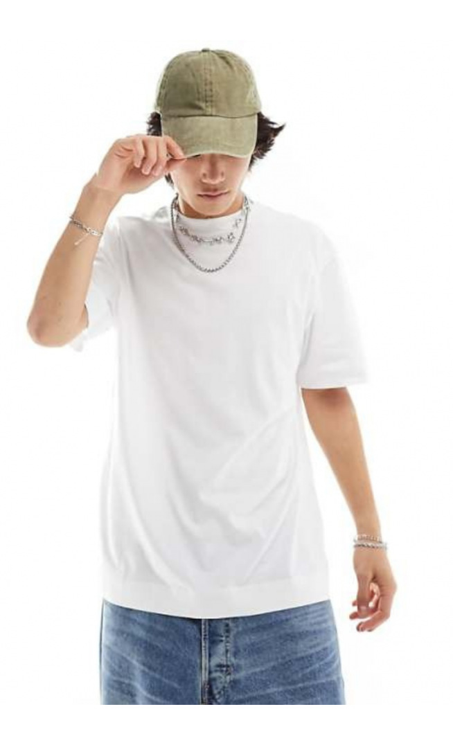 COLLUSION t-shirt in white