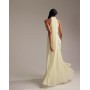ASOS DESIGN Bridesmaids grecian draped halter Maxi Dress