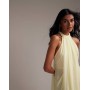ASOS DESIGN Bridesmaids grecian draped halter Maxi Dress
