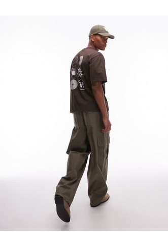 Double A By Wood Wood liam back print t-shirt