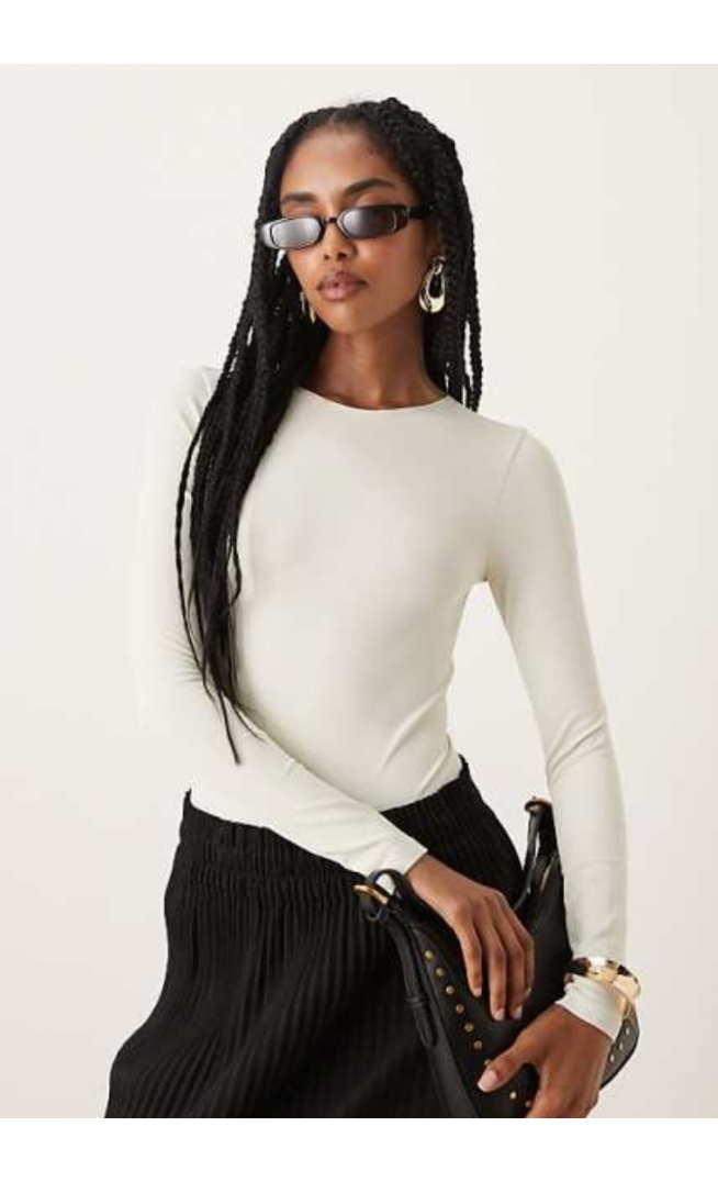 ASOS DESIGN seamless long sleeve bodysuit