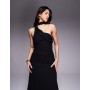 TFNC one shoulder scarf neck maxi dress