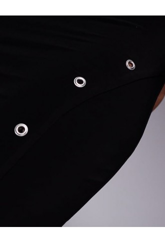 Kaiia exclusive double layered slinky one shoulder maxi dress