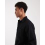 Threadbare button down cotton shirt in black