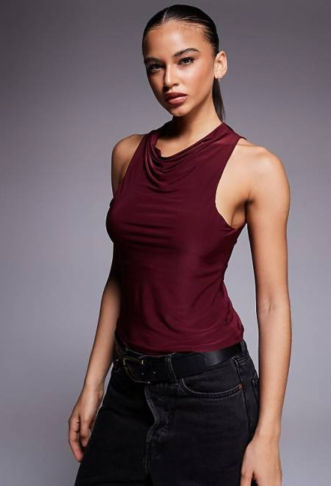 ASOS DESIGN slinky cowl...