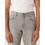 ASOS DESIGN tapered jeans in washed grey