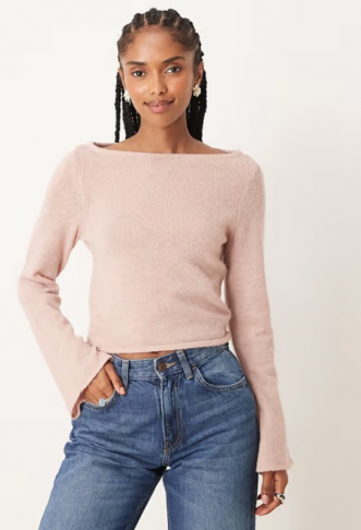 ASOS DESIGN knitted relaxed...