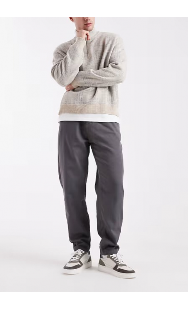 Brave Soul loose fit jeans in grey