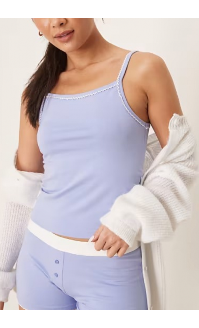 ASOS DESIGN mix & match cami vest pyjama top