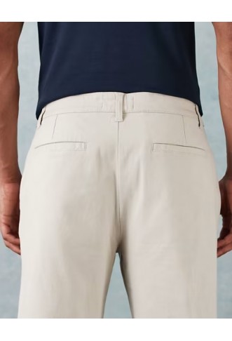 ASOS DESIGN straight chinos in stone