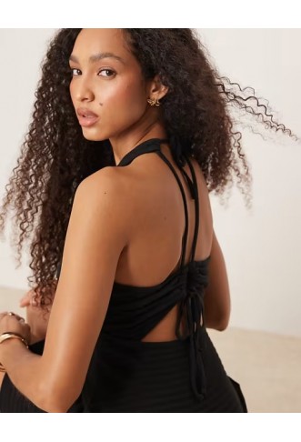 ASOS DESIGN crochet sleeveless mini dress