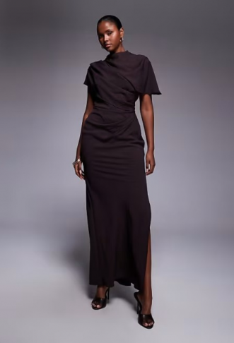 ASOS DESIGN high neck drape...