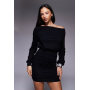 Fashionkilla exclusive cotton rich off shoulder mini dress
