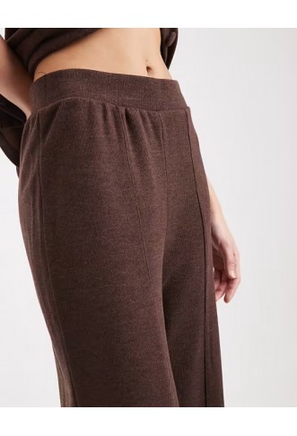 New Look faux suede kick flare leggings