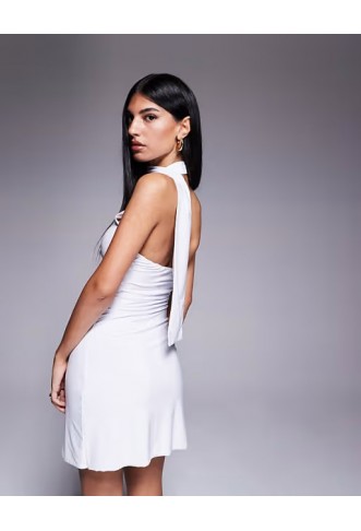 Fashionkilla exclusive slinky double sculpted mini dress