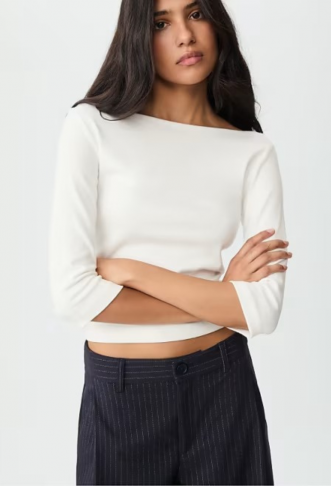 Stradivarius Basic boatneck...