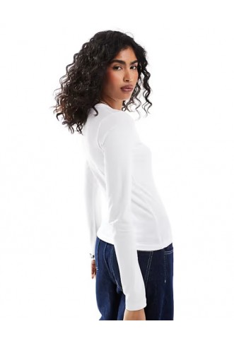 JJXX Gigi long sleeve t-shirt in white