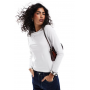 JJXX Gigi long sleeve t-shirt in white