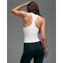 4505 active push up vest with inner bra in white