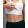 4505 active push up vest with inner bra in white
