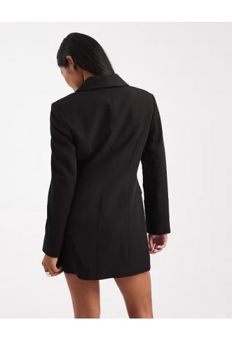 Miss Selfridge Petite tailored blazer dress in black