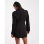 Miss Selfridge Petite tailored blazer dress in black