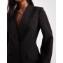 Miss Selfridge Petite tailored blazer dress in black