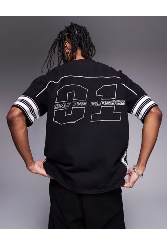 Liquor N Poker overszied varsity hockey t-shirt