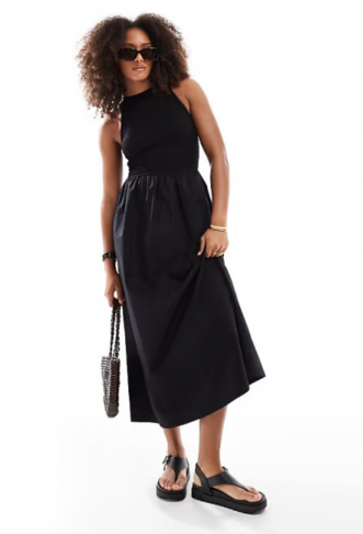 ASOS DESIGN racer crinkle...