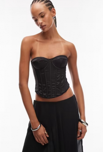 ASOS DESIGN satin cupped...