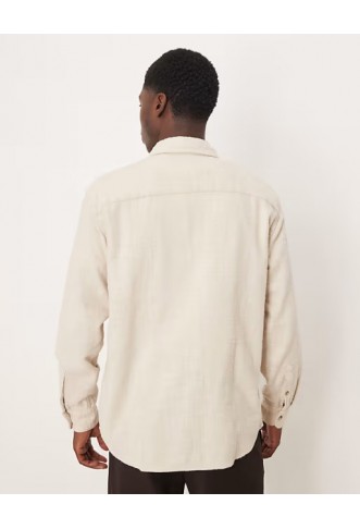 Abercrombie & Fitch long sleeve cropped flannel shirt