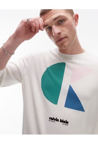 Calvin Klein Jeans pop art print sweatshirt