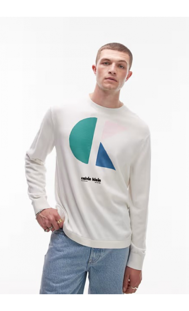 Calvin Klein Jeans pop art print sweatshirt