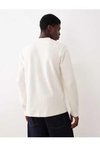 ASOS DESIGN slim fit long sleeve soft touch ribbed t-shirt