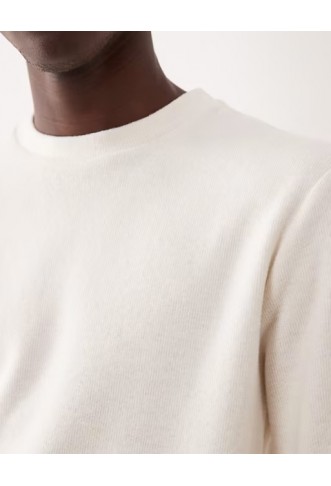 ASOS DESIGN slim fit long sleeve soft touch ribbed t-shirt