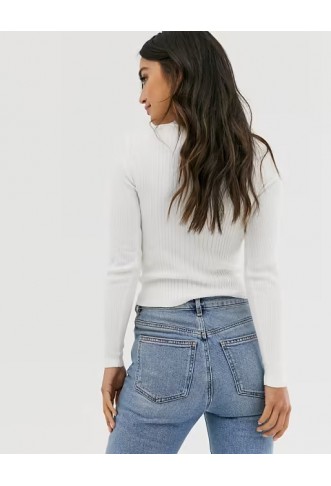 Pull&Bear turtle neck jumper ecru