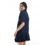 ASOS DESIGN denim polo shirt dress