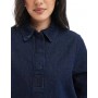 ASOS DESIGN denim polo shirt dress